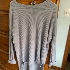 Light blue tunic sweater